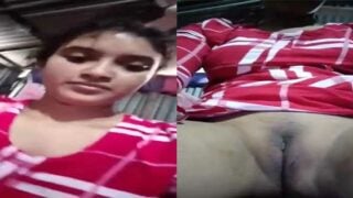 Kakdwiop Village Girl Virgin Pussy Show Selfie