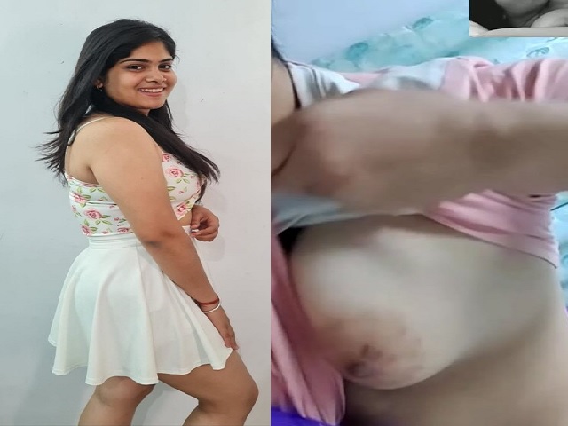 Tattooed breasts indian girl showing boob video call