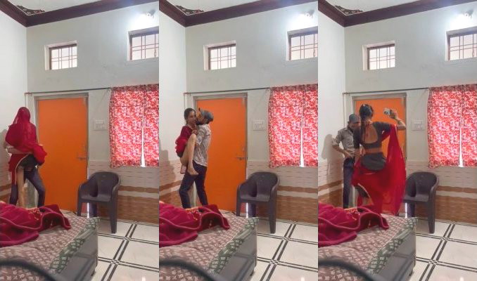 Cheating standing sexy desi wife full HD video